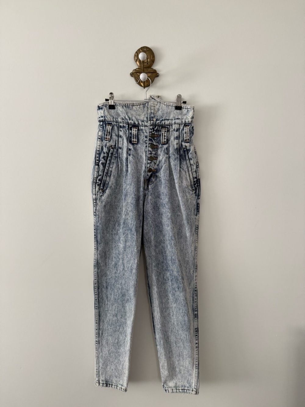 Vintage Get! High-Waisted Acid Wash Women’s Jeans